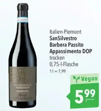 CITTI Markt SanSilvestro Barbera Passito Appassimento DOP Angebot