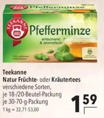 CITTI Markt Teekanne Natur Früchte- oder Kräutertees Angebot