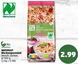 PENNY NATURGUT Bio Knuspermüsli Angebot