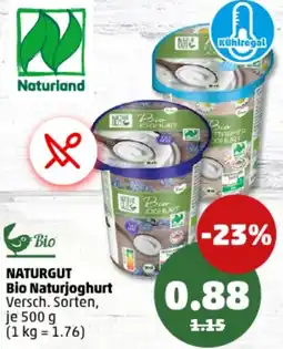 PENNY NATURGUT Bio Naturjoghurt Angebot