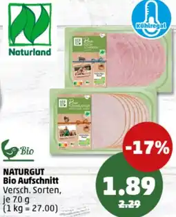 PENNY NATURGUT Bio Aufschnitt Angebot