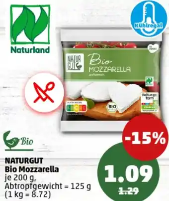 PENNY NATURGUT Bio Mozzarella Angebot