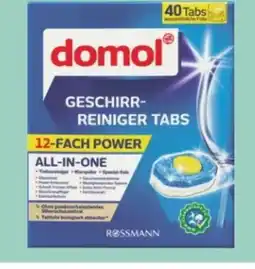 Rossmann Domol Geschirr-Reiniger Tabs Angebot