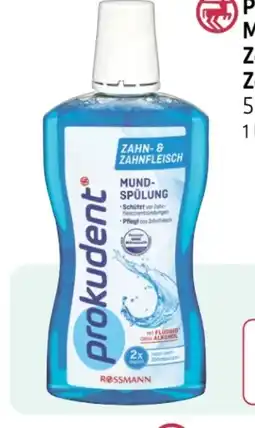 Rossmann Prokudent Mundspülung Zahn- & Zahnfleisch Angebot