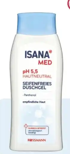 Rossmann Isana Med Seifenfreies Duschgel pH 5,5 Angebot