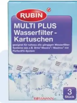 Rossmann Rubin Wasserfilter Kartuschen Multi Plus Angebot