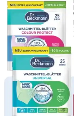 Rossmann Dr. Beckmann Waschmittelblätter Magic Leaves Color Angebot