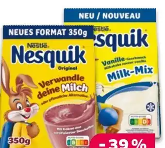 NETTO Nestlé Nesquik Getränkepulver Nachfüllbeutel Schokogeschmack Angebot