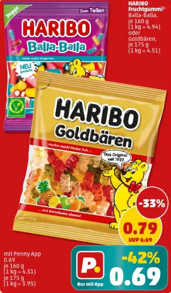 PENNY HARIBO Fruchtgummi Angebot