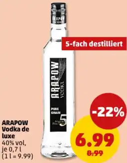 PENNY ARAPOW Vodka de luxe Angebot