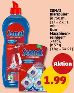 PENNY SOMAT Klarspüler oder Duo Maschinenreiniger Angebot