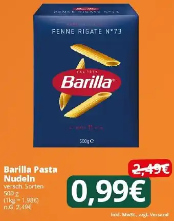 Famila Nord West Barilla Pasta Nudeln Angebot