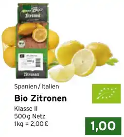 CAP Markt Spanien/Italien Bio Zitronen Angebot