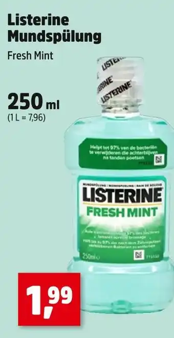 Thomas Philipps Listerine mundspülung fresh mint Angebot