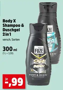 Thomas Philipps Body x shampoo & duschgel 2in1 Angebot