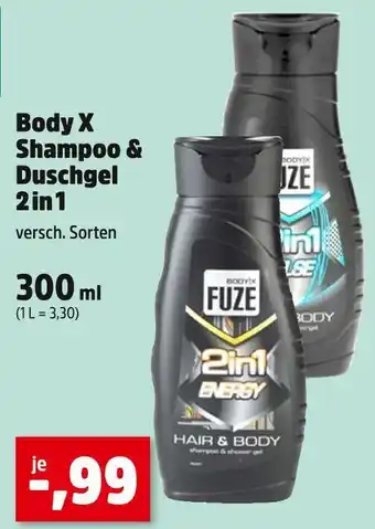 Thomas Philipps Body x shampoo & duschgel 2in1 Angebot