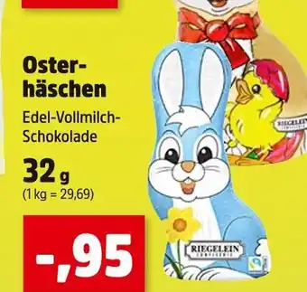 Thomas Philipps Riegelein confiserie osterhäschen edel-vollmilch-schokolade Angebot