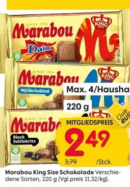 Rusta Marabou king size schokolade Angebot