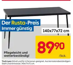 Rusta Rusta tisch lyon Angebot