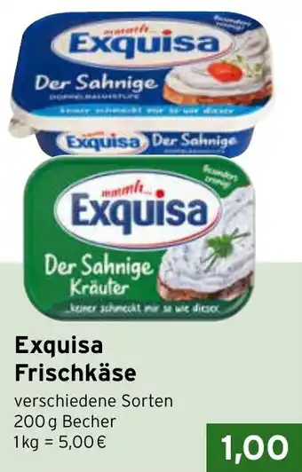 CAP Markt Exquisa Frischkäse Angebot