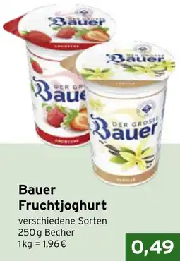 CAP Markt Bauer Fruchtjoghurt Angebot