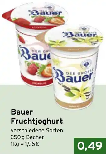 CAP Markt Bauer Fruchtjoghurt Angebot