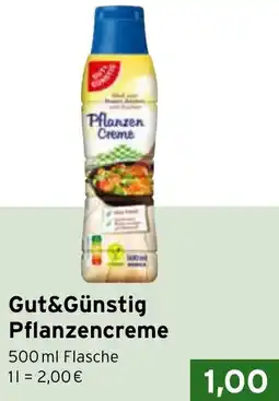 CAP Markt Gut&Günstig Pflanzencreme Angebot