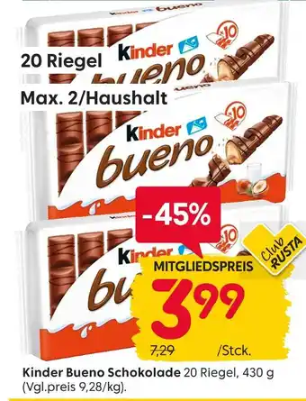 Rusta Kinder bueno Angebot