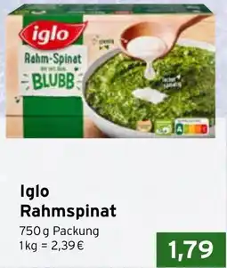 CAP Markt Iglo Rahmspinat Angebot