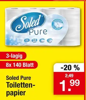 Zimmermann Soled pure toilettenpapier Angebot