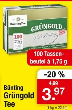 Zimmermann Bünting grüngold tee Angebot