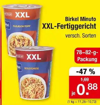 Zimmermann Birkel minuto xxl-fertiggericht Angebot