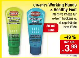 Zimmermann O'keeffe's working hands o. healthy feet Angebot