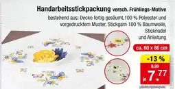 Zimmermann Handarbeitsstickpackung versch. frühlings-motive Angebot