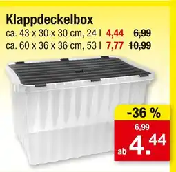 Zimmermann Klappdeckelbox Angebot