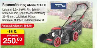 Zimmermann Güde rasenmäher big wheeler 514.9 r Angebot