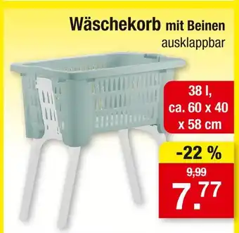 Zimmermann Wäschekorb mit beinen Angebot