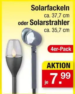 Zimmermann Solarfackeln oder solarstrahler Angebot