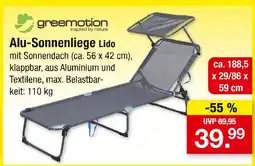 Zimmermann Greemotion alu-sonnenliege lido Angebot