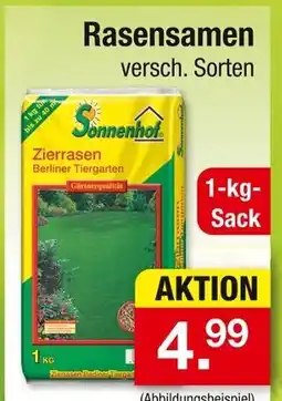 Zimmermann Sonnenhof rasensamen Angebot