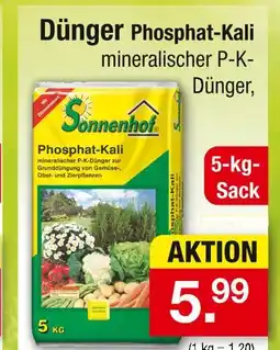 Zimmermann Sonnenhof dünger phosphat-kali Angebot