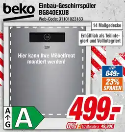 Expert Beko geschirrspüler Angebot