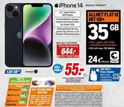 Expert Apple smartphone iphone 14 Angebot