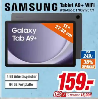 Expert Samsung tablet a9+ wifi Angebot