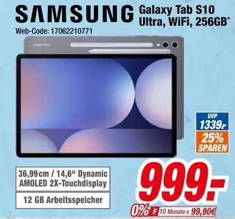 Expert Samsung galaxy tab s10 ultra, wifi, 256gb Angebot