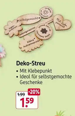 Rossmann Deko-streu Angebot