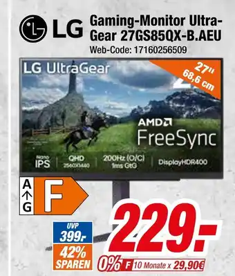 Expert Lg gaming-monitor ultragear 27gs85qx-b.aeu Angebot