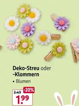 Rossmann Deko-streu oder -klammern Angebot