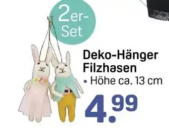 Rossmann Deko-hänger filzhasen Angebot