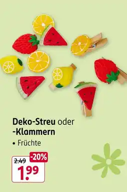 Rossmann Deko-streu oder -klammern Angebot